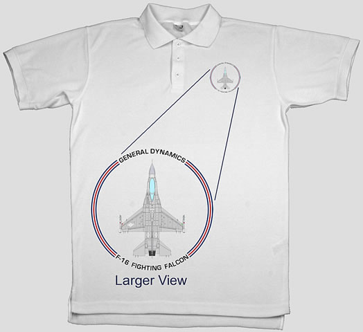 F-16 Fighting Falcon Polo Shirt